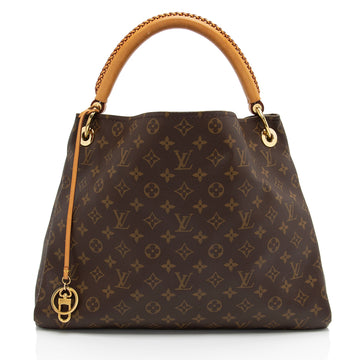 Louis Vuitton Monogram Canvas Artsy MM Shoulder Bag (SHF-FfYl36)
