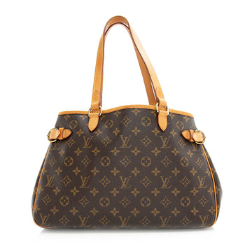 Louis Vuitton Monogram Canvas Batignolles Horizontal Tote (SHF-20325)