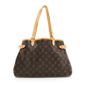 Louis Vuitton Monogram Canvas Batignolles Horizontal Tote (SHF-20168)