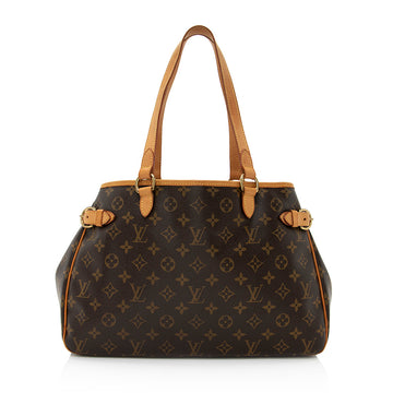 Louis Vuitton Monogram Canvas Batignolles Horizontal Tote (SHF-21118)