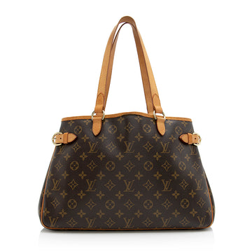 Louis Vuitton Monogram Canvas Batignolles Horizontal Tote (SHF-21274)