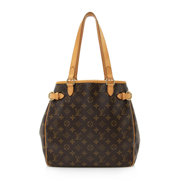 Louis Vuitton Monogram Canvas Batignolles Vertical Tote (SHF-22448)