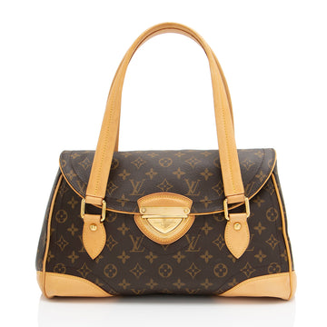 Louis Vuitton Monogram Canvas Beverly GM Shoulder Bag (SHF-81o6B8)