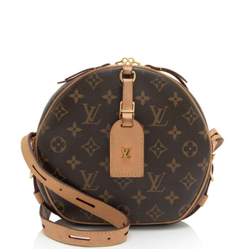Louis Vuitton Monogram Canvas Boite Chapeau Souple MM Shoulder Bag (SHF-9LcW7N)