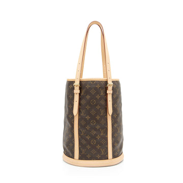 Louis Vuitton Monogram Canvas Bucket GM Tote (SHF-2wyVk0)