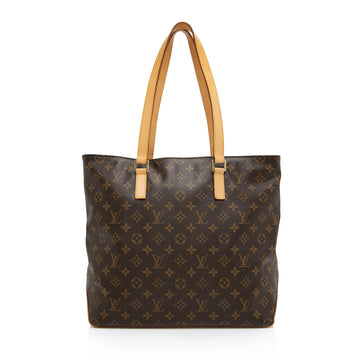 Louis Vuitton Monogram Canvas Cabas Mezzo Tote (SHF-3EPHi1)
