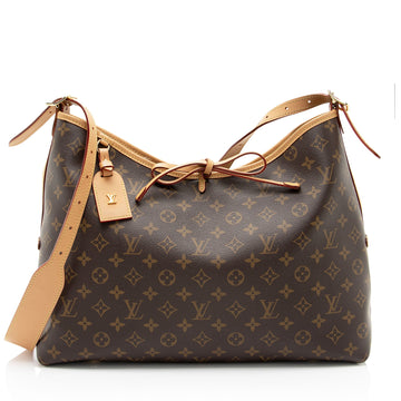 Louis Vuitton Monogram Canvas CarryAll MM Shoulder Bag (SHF-y100jU)
