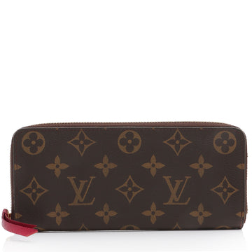 Louis Vuitton Monogram Canvas Clemence Wallet (SHF-A3Cbnc)