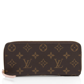 Louis Vuitton Monogram Canvas Clemence Wallet (SHF-AZPWAE)