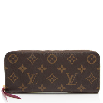 Louis Vuitton Monogram Canvas Clemence Wallet