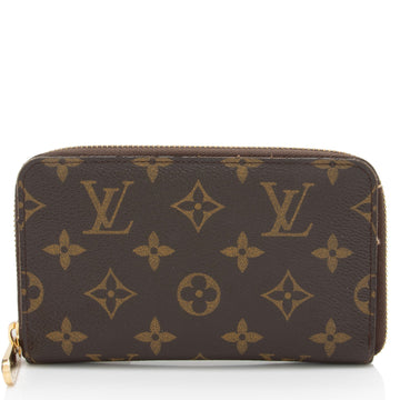 Louis Vuitton Monogram Canvas Compact Zippy Wallet