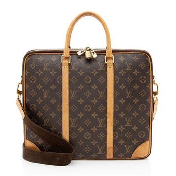 Louis Vuitton Monogram Canvas Cupertino Soft Briefcase
