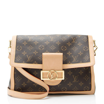 Louis Vuitton Monogram Canvas Dauphine Soft GM Shoulder Bag