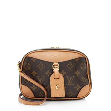 Louis Vuitton Monogram Canvas Deauville Mini Shoulder Bag (SHF-Y7tl7f)