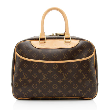 Louis Vuitton Monogram Canvas Deauville Satchel (SHF-aCt7nv)