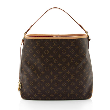Louis Vuitton Monogram Canvas Delightful MM Shoulder Bag (SHF-CCnbAX)