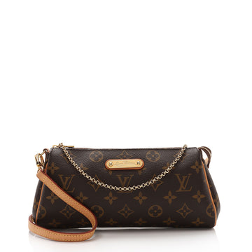 Louis Vuitton Monogram Canvas Eva Clutch (SHF-0Ct94Q)