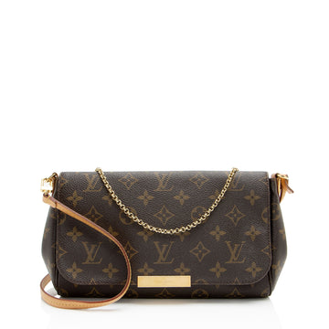 Louis Vuitton Monogram Canvas Favorite MM Shoulder Bag (SHF-b6wZxj)