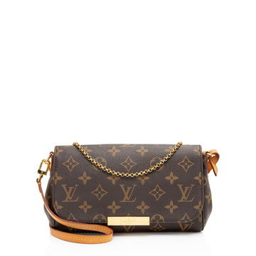 Louis Vuitton Monogram Canvas Favorite PM Shoulder Bag (SHF-c2SfTZ)