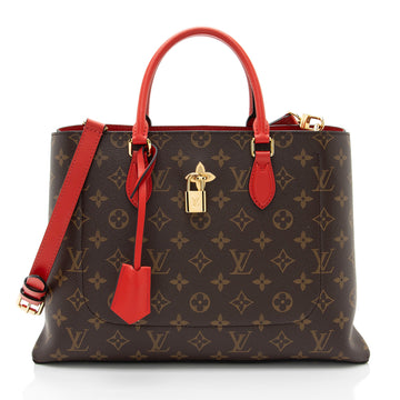 Louis Vuitton Monogram Canvas Flower Tote (SHF-nFvA0d)