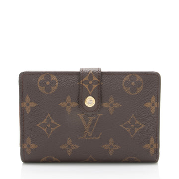 Louis Vuitton Monogram Canvas French Wallet (SHF-1LokF2)