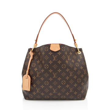 Louis Vuitton Monogram Canvas Graceful PM Hobo (SHF-opYl5p)