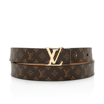 Louis Vuitton Monogram Canvas Initiales Belt - Size 34 / 85 (SHF-rNHPEm)
