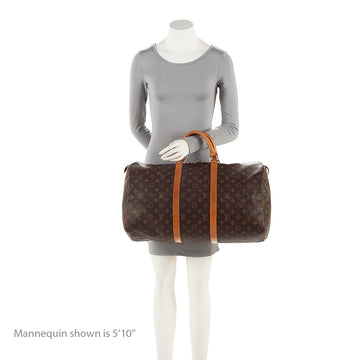 Louis Vuitton  Monogram Canvas Keepall 50 Duffle Bag (SHF-eII6TM)