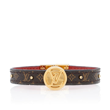 Louis Vuitton Monogram Canvas LV Circle Reversible Bracelet (SHF-YsuLmd)