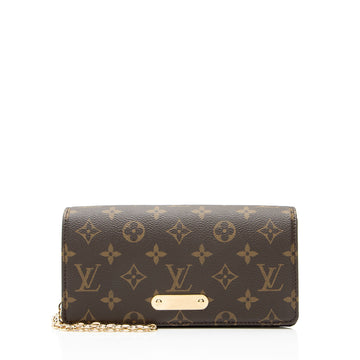 Louis Vuitton Monogram Canvas Lily Wallet on Chain
