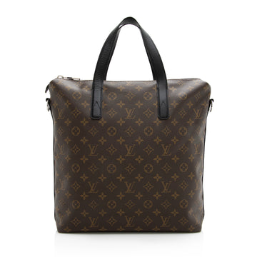 Louis Vuitton Monogram Canvas Macassar Kitan Tote (SHF-22793)