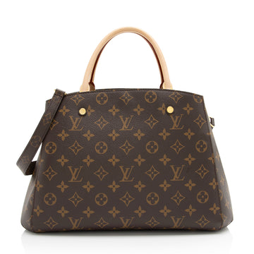 Louis Vuitton Monogram Canvas Montaigne MM Tote (SHF-23444)