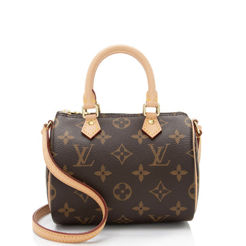 Louis Vuitton Monogram Canvas Nano Speedy Satchel