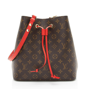 Louis Vuitton Monogram Canvas Neonoe MM Shoulder Bag (SHF-QJtoMq)