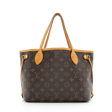 Louis Vuitton Monogram Canvas Neverfull PM Tote (SHF-19634)