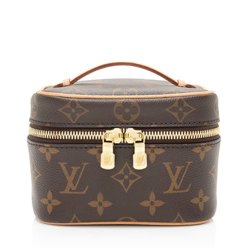 Louis Vuitton Monogram Canvas Nice Nano Vanity Case (SHF-F9cjMe)