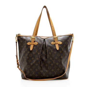 Louis Vuitton Monogram Canvas Palermo GM Tote (SHF-18516)