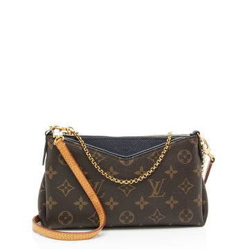 Louis Vuitton Monogram Canvas Pallas Clutch (SHF-Bnmf1s)