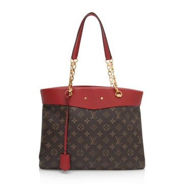 Louis Vuitton Monogram Canvas Pallas Shopper Tote (SHF-nvvYb0)