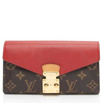 Louis Vuitton Monogram Canvas Pallas Wallet (SHF-1xCfL6)