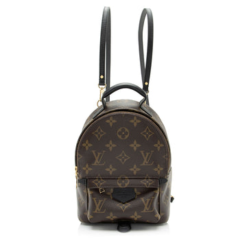 Louis Vuitton Monogram Canvas Palm Springs Mini Backpack (SHF-yT17ls)