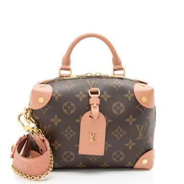 Louis Vuitton Monogram Canvas Petite Malle Souple Satchel (SHF-O504Pc)