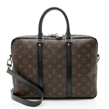 Louis Vuitton Monogram Canvas Porte Documents Voyage PM Messenger