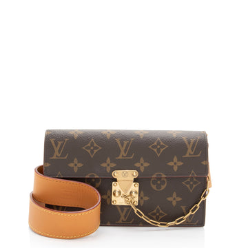 Louis Vuitton Monogram Canvas S Lock Belt Bag