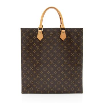 Louis Vuitton Monogram Canvas Sac Plat Tote (SHF-4rkmKw)