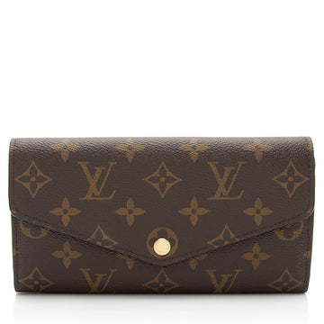 Louis Vuitton Monogram Canvas Sarah Wallet (SHF-hW63Fs)
