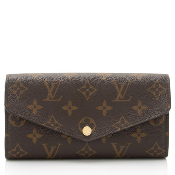 Louis Vuitton Monogram Canvas Sarah Wallet (SHF-VICykF)