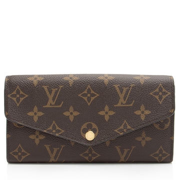 Louis Vuitton Monogram Canvas Sarah Wallet (SHF-2bgdjk)