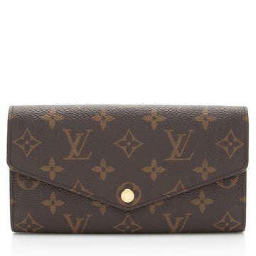 Louis Vuitton Monogram Canvas Sarah Wallet (SHF-liv2yH)