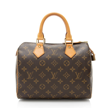 Louis Vuitton Monogram Canvas Speedy 25 Satchel